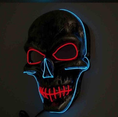 Halloween Led Glowing Full Face Mask