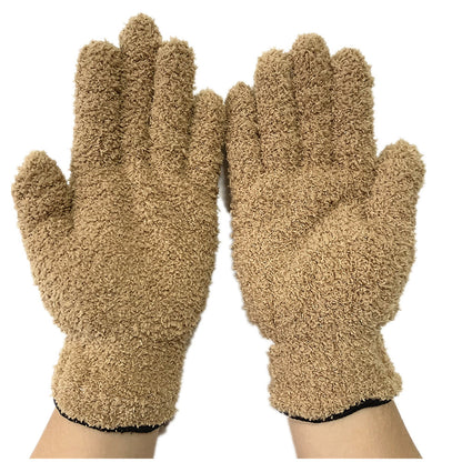 Half Velvet Comfortable Fine Fiber Dust Gloves