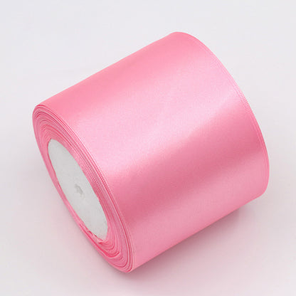 8CM Wide Ribbon Silk Colored Ribbons Wedding Supplies