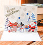 Christmas Card Wholesale Creative 3D Stereo Greeting Card Holiday Wish Card Kindergarten Handmade Greeting Card