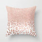 Pink sofa cushion cushion pillowcase