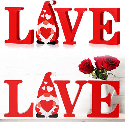 Valentine's Day Gift Wooden Craftwork LOVE Letters