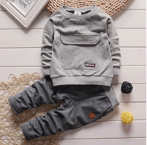 Toddler Baby Clothes Children Suit 0-3 Years Old Suit  Pants Children's Sportswear Boys Girls Children's Clothing Brand