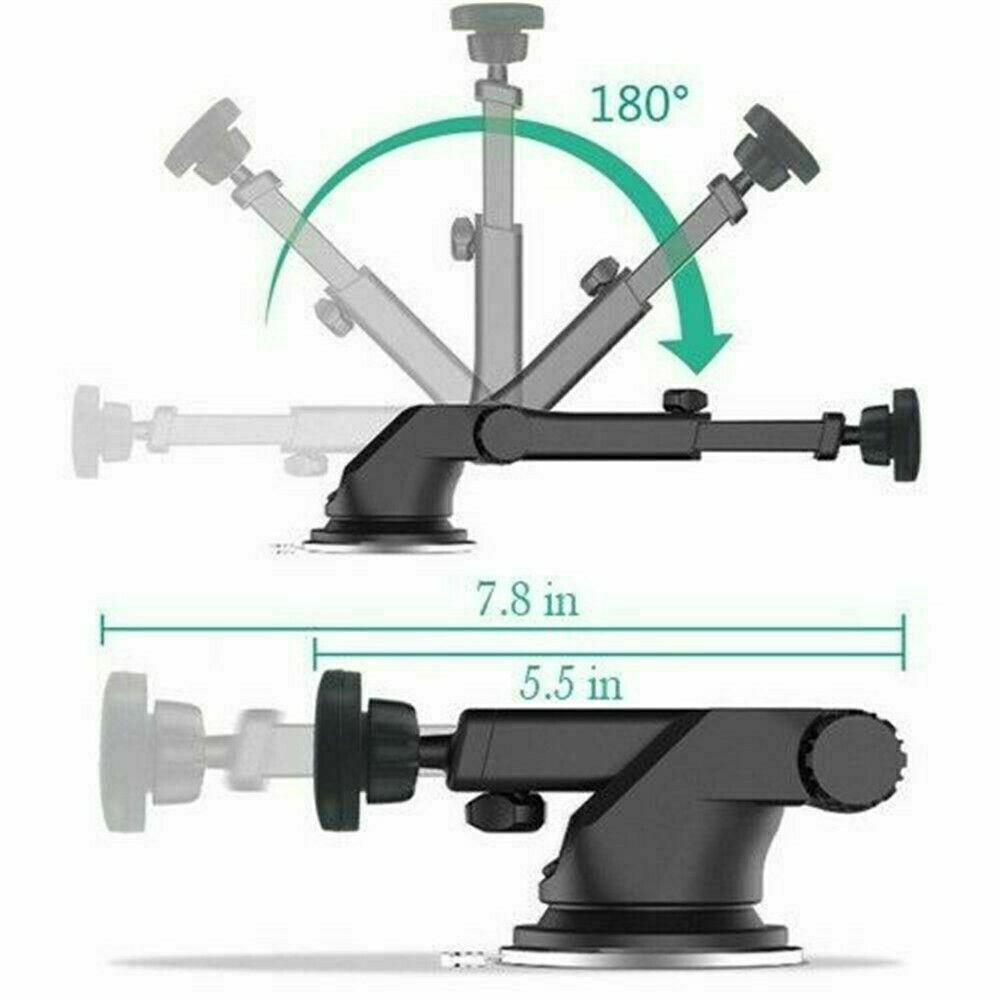 Car Bracket With Adjustable Strength Suction Cup