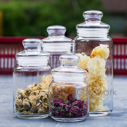 Kitchen glass storage jarKitchen glass storage jar