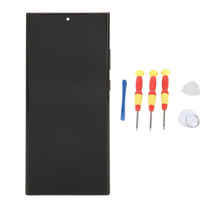 Phone Screen Replacement with Frame Repair Tool Black Phone Touch Screen Display Assembly for Note 20 Ultra