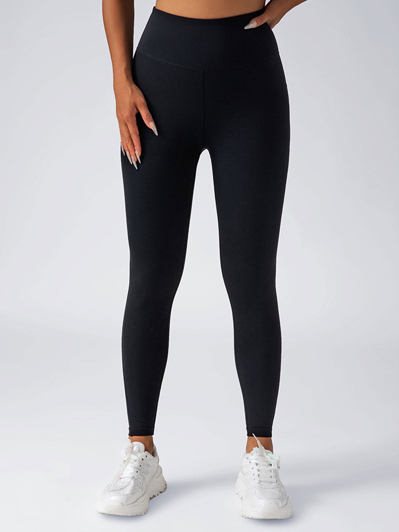 Leggings For Women With Pockets- High Waisted Tummy Control For Workout Running Capri Yoga Pants