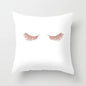 Pink sofa cushion cushion pillowcase