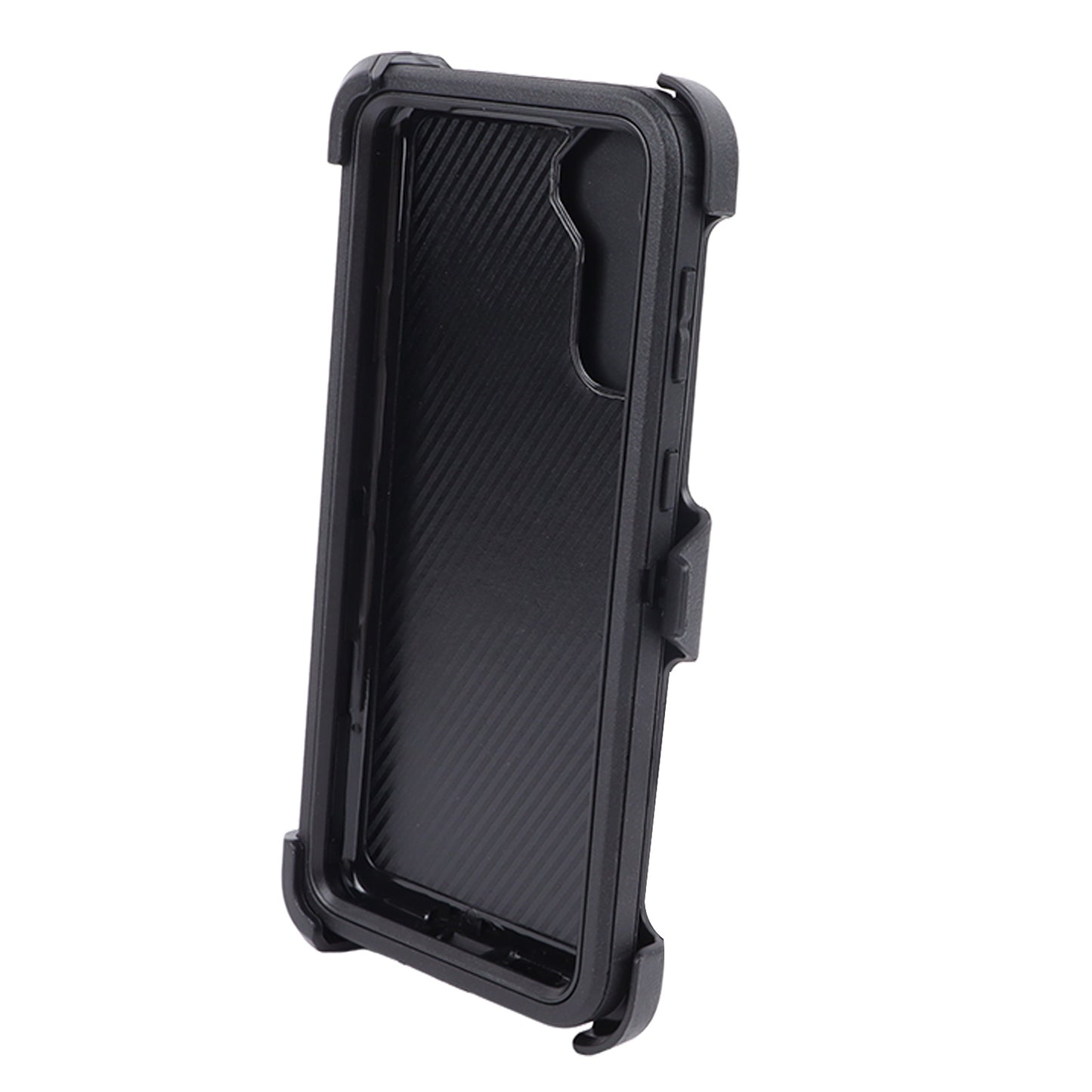 Phone Case for Galaxy S21 UltraRugged with Port Protection Includes Protective Case Clip Kickstand Black