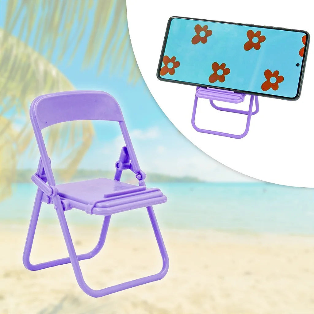 Mobile Phone Holder Format Portable Folding Creative Table Chair