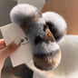 Real Rex Rabbit Hair New Cute Plush Headdress Hair Claw