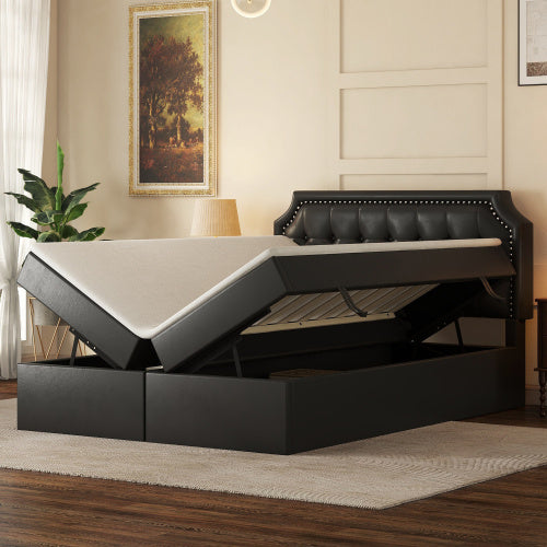 Pu Metal-framed Double Bed