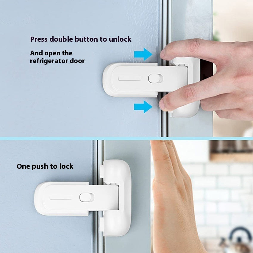 Refrigerator Lock Safety Lock Baby Protective Door Lock Anti-baby Open Refrigerator Door Cabinet Door Lock Drawer Lock