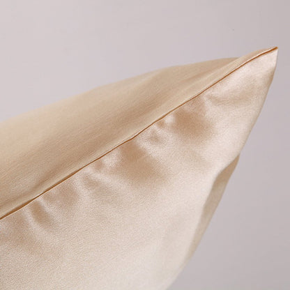 Pillowcase Satin Solid Color Simulation Silk Single Pillowcase Ice Silk Pillowcase