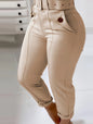 Women's Fashionable Casual Solid Color Pants