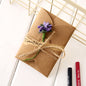 Creative kraft dried flower greeting card