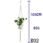 Flower Pot Net Bag Beige Cotton Rope Indoor Plant Hanger Hanging Basket Sling