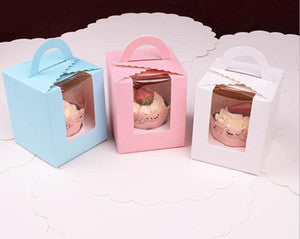 Folding carton Mousse cup cake box