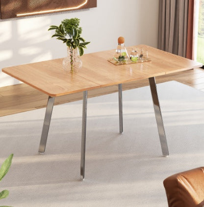 Fiberboard Modern Minimalist Dining Table