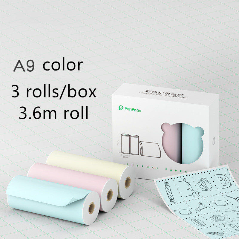 Mini Bliuetooth Wireless Thermal Printer Paper Sticker Label Printer