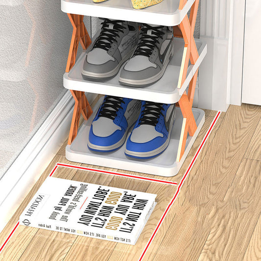 Multi-layer Creative Shoe Rack Household Installation-free Folding