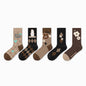 Cartoon Design Sense Spring And Autumn Stocking Cotton