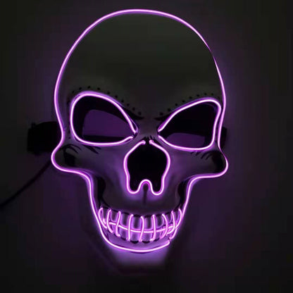 Skull LED Glowing Halloween Mask