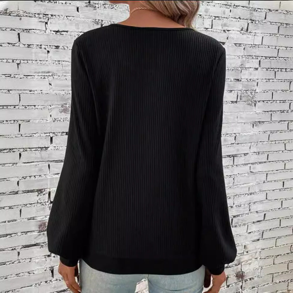 Spring And Summer Long Sleeves Round Neck Sweater