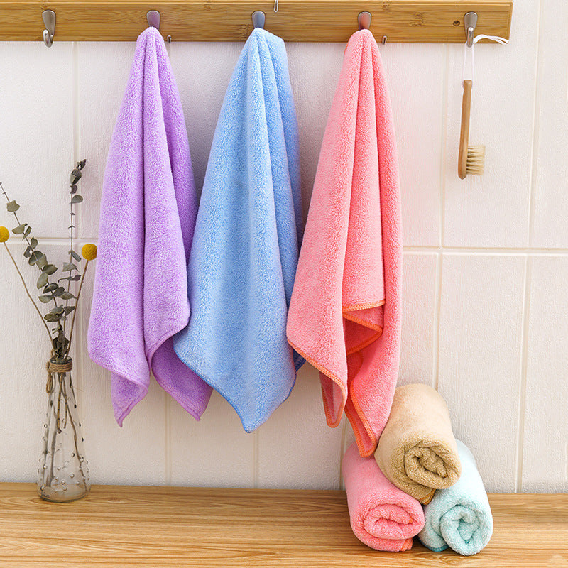 Coral velvet soft towel