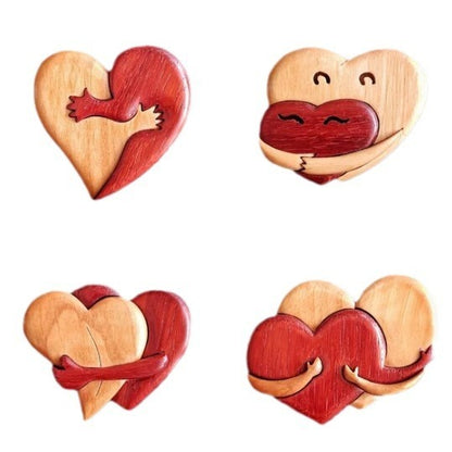 Valentine's Day Wooden Love Artware Decorations Ornaments