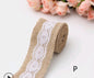 Lace 5CM wide linen roll DIY handmade Christmas decoration linen wedding crafts