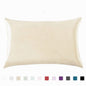 Pillowcase Satin Solid Color Simulation Silk Single Pillowcase Ice Silk Pillowcase