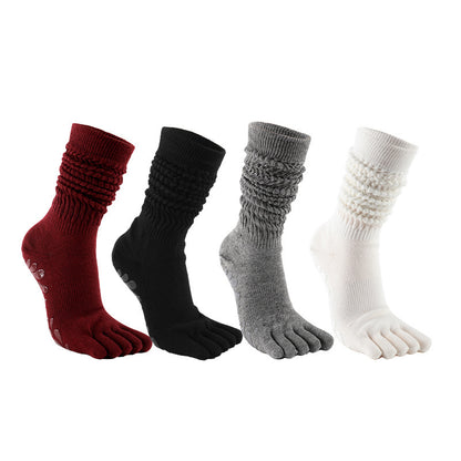 Toe Socks Thigh High Socks Non-slip Socks Women Pilates Socks