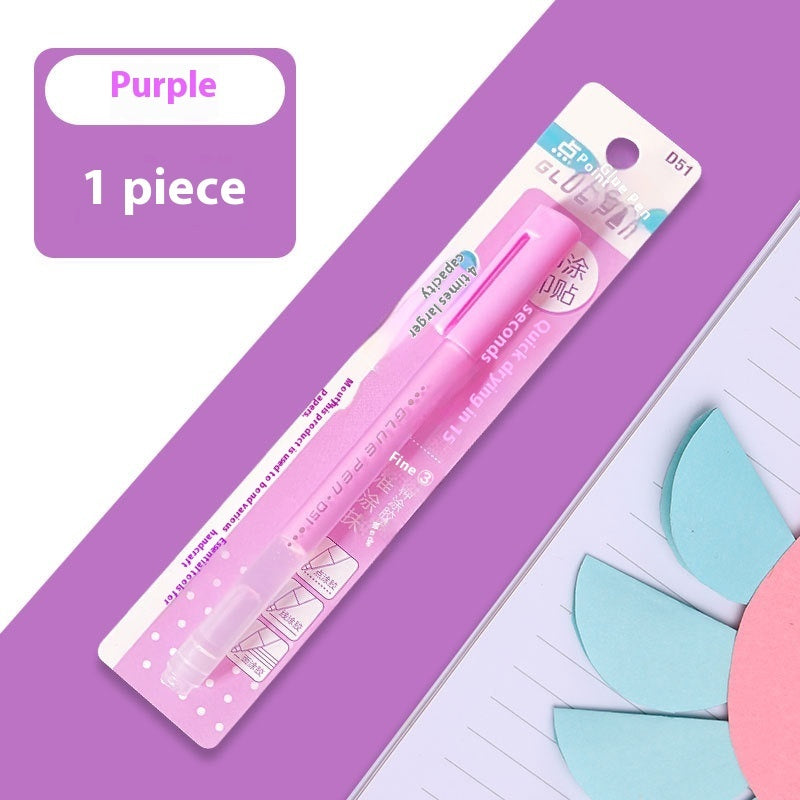 Children's Handmade Hand Account Quick-drying Glue Student Creativity Color Dispensing Pen