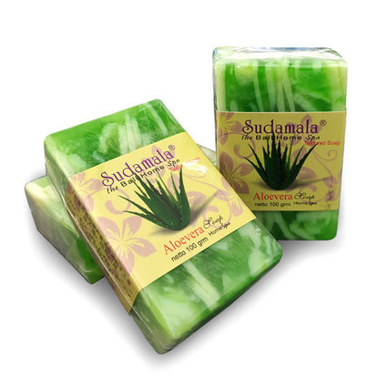 Aloe handgemachte Seife Gesichtswaschbad Reinigungsseife