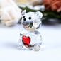 Cute Bear Crystal Figurine