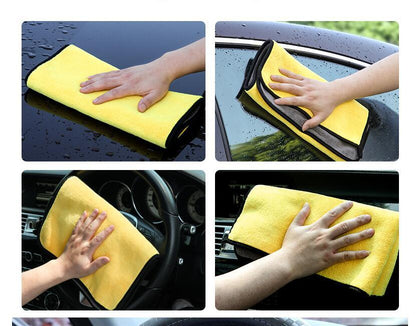 Car wash towel cleaning cloth special towel not lint car glass absorbent rag non-deer skin towel thickening without leaving marks