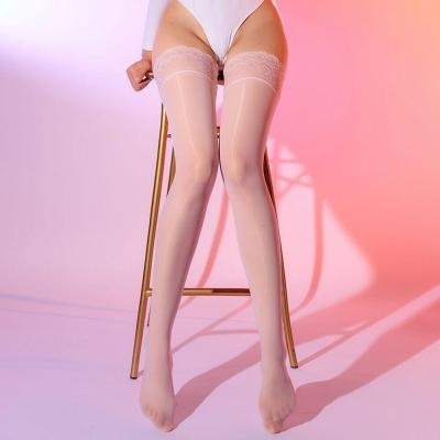 Ultra-thin Horse Oil Knee Socks Lace Stockings