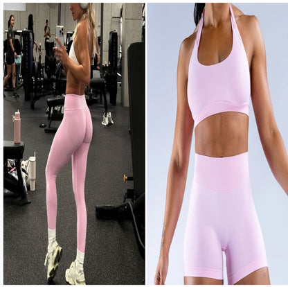 Three-stage Hip Lifting Seamless Low Waist Yoga Trousers Fitness