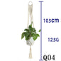 Flower Pot Net Bag Beige Cotton Rope Indoor Plant Hanger Hanging Basket Sling