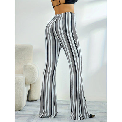 European And American Leisure Yoga Sports Bootcut Pants Women's Clothing