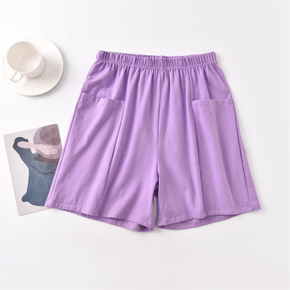 Damen Baumwolle Sommer Shorts Dünn