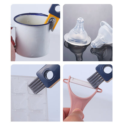 4-in-1-Flaschenspalt-Reinigungsbürste, multifunktionale Becher-Reinigungsbürste, Wasserflaschen-Reinigungswerkzeug, Mini-Silikon-U-förmige Bürste, Küchenhelfer