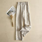 Linen Wide-leg Pants Female High Waist Drooping