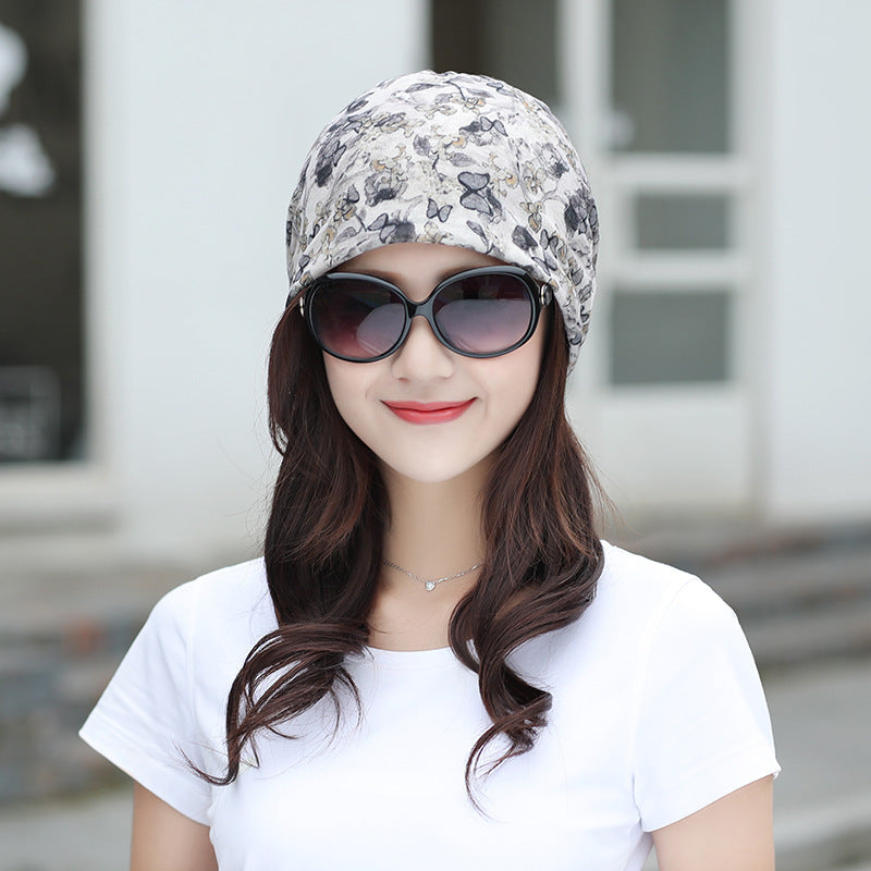 Baotou Silk Scarf Thin Air Conditioning Hat After Chemotherapy