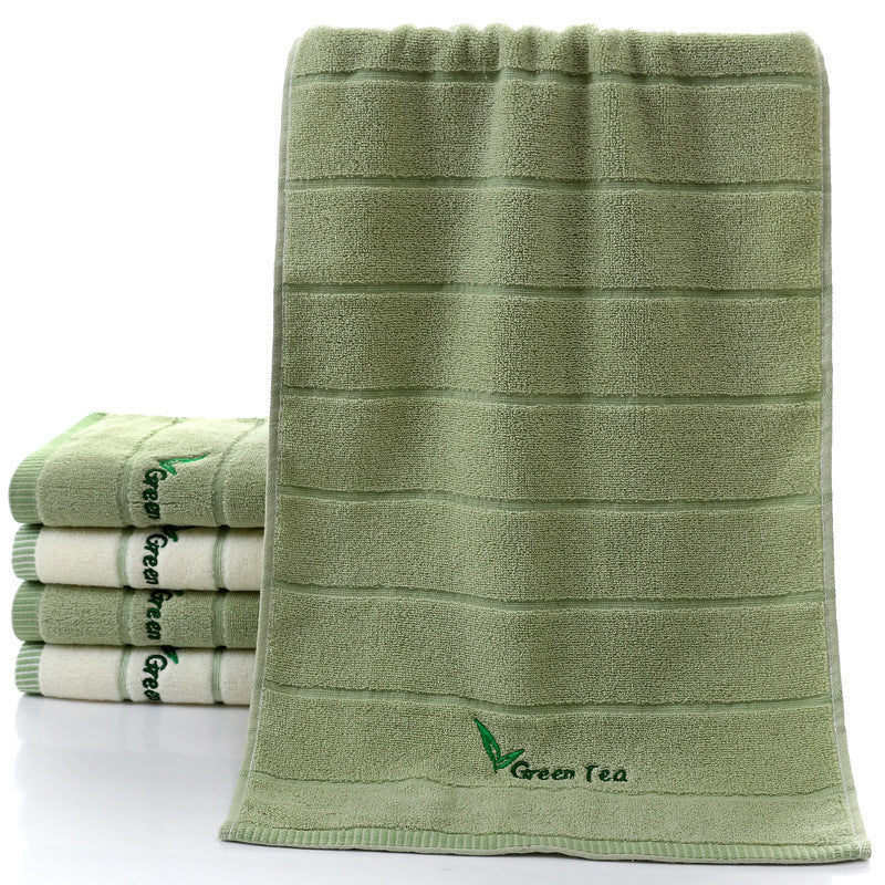 Pure Cotton 32 Strand Embroidered Face Washing Towel