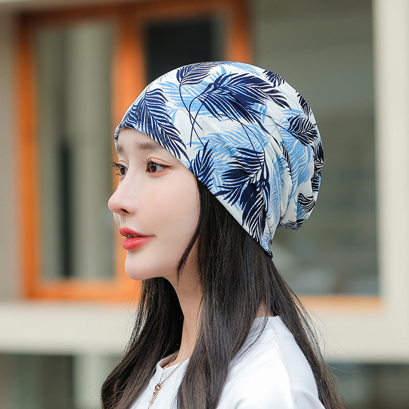 Baotou Silk Scarf Thin Air Conditioning Hat After Chemotherapy