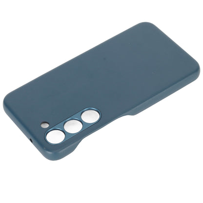 Original Phone Case Blue Fashion Fuax Leather Phone Case Shockproof Business Shell Phone Cover Case for Galaxy S23 Phone