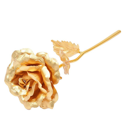 Gold-foil Roses Chinese Valentine's Day Gift Chocolate Golden Rose Valentine's Day