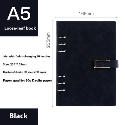 A5 Notebook Loose-leaf Removable Notepad Business Office Meeting